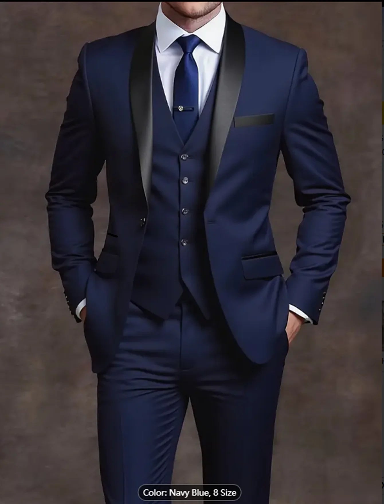 Solid Color Formal Suit